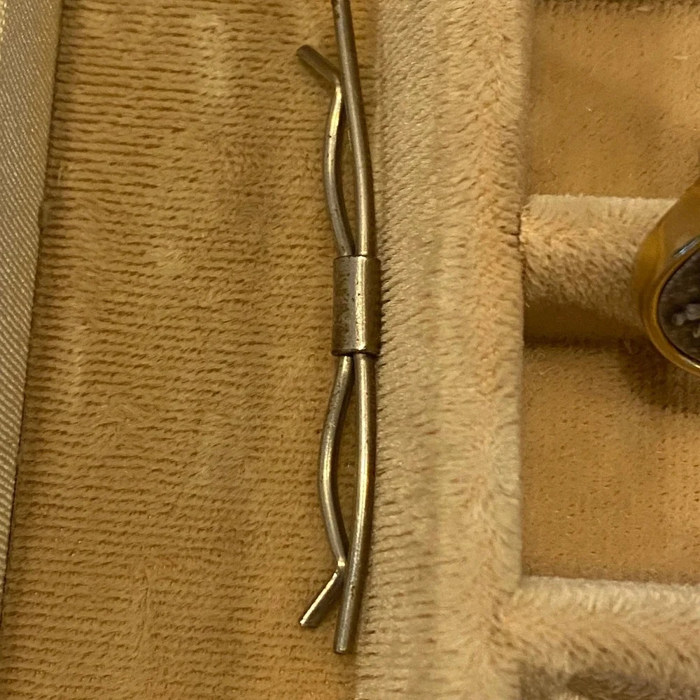 Vintage Accessory Lot Mens Cuff Links Tie Tacks and Clips Gold Silver Golf Arrow